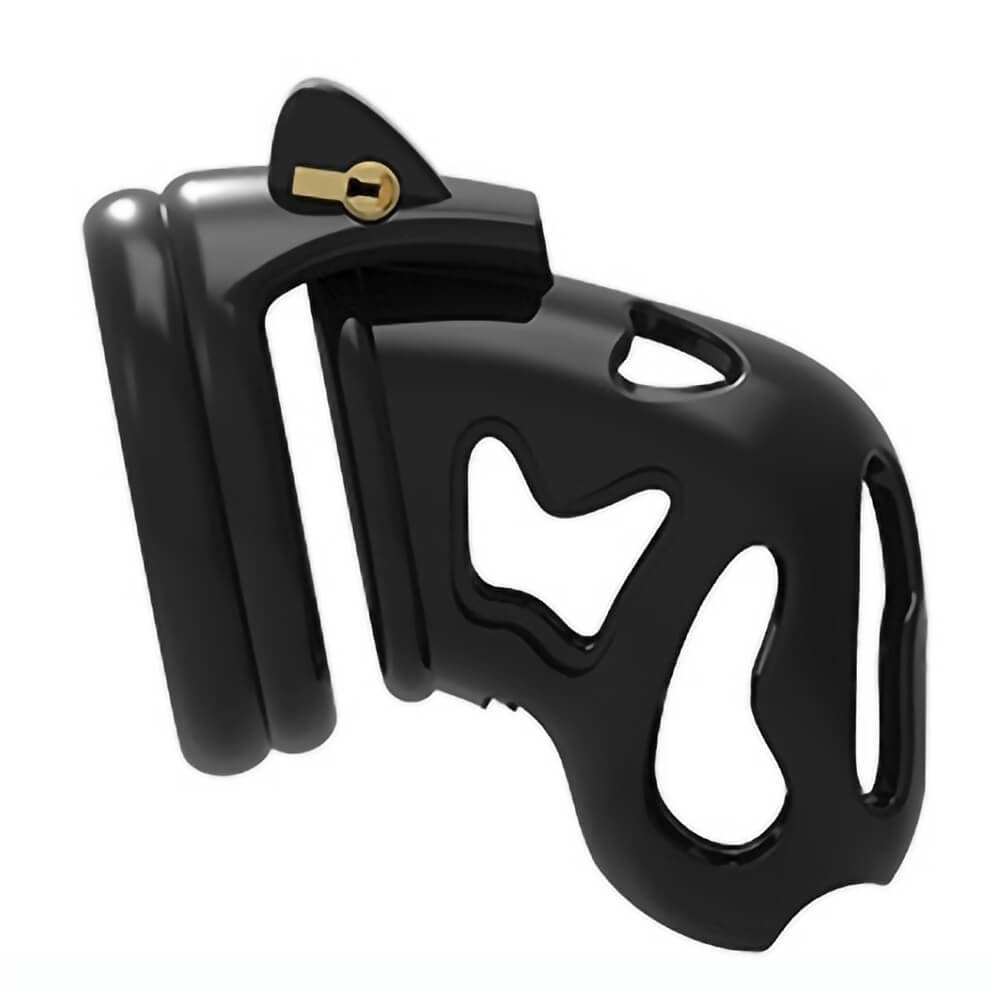 Cage de chasteté homme Cock Lock Ghost 10x3cm Noire