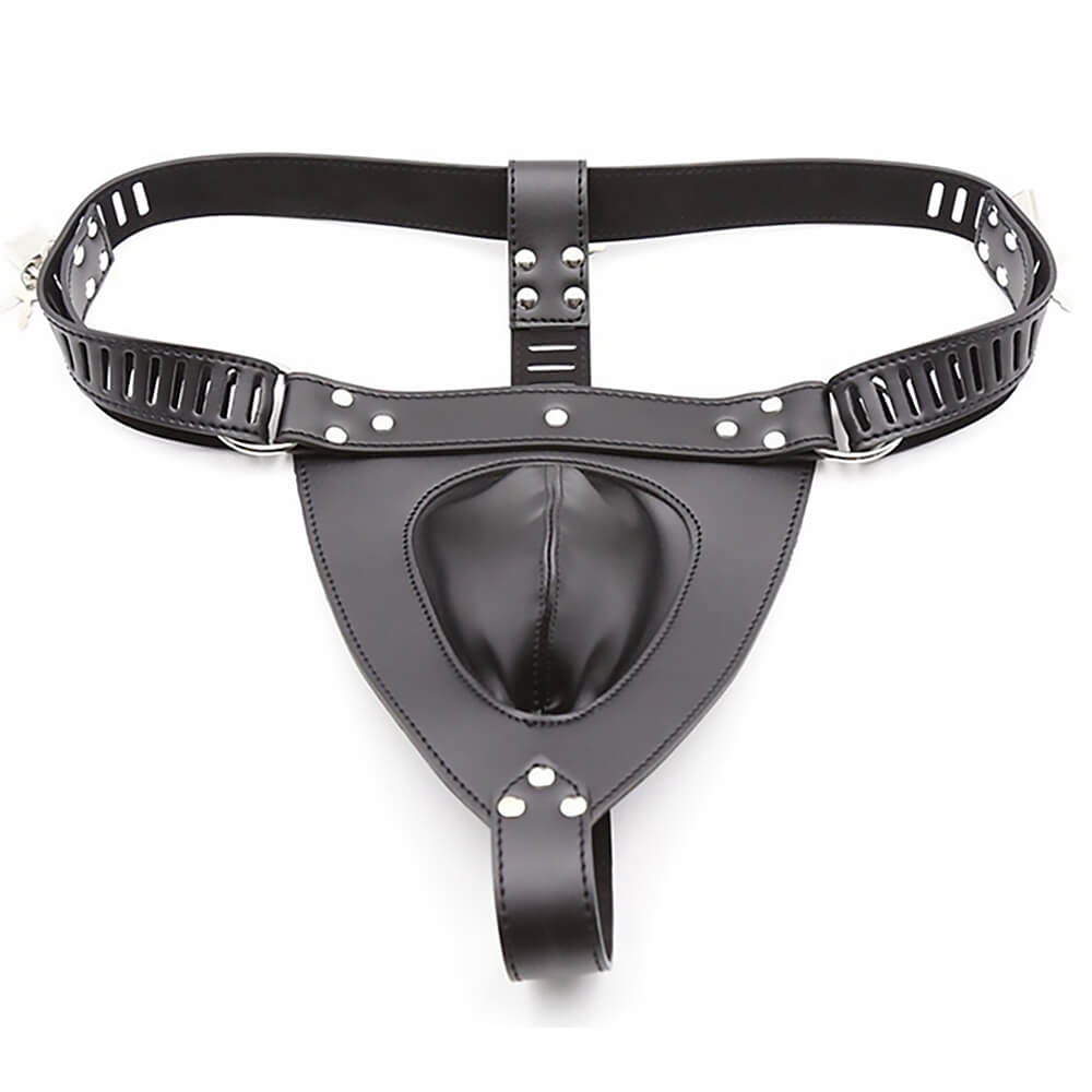 Ceinture de chasteté simili cuir Panty Belt