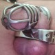 Cockring ouvrable pour cage de chasteté type B