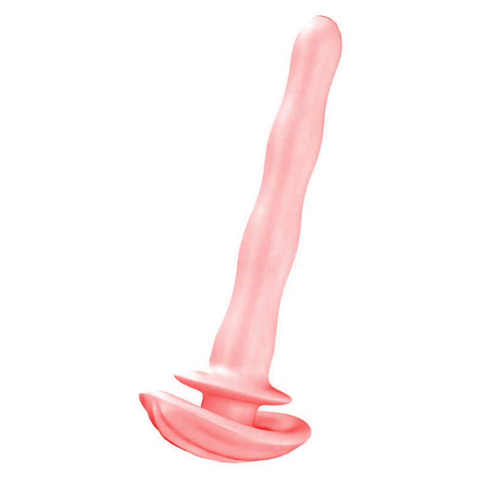 Plug urétral creux silicone rose Cock Lock Vulvitor 6cm x 9mm