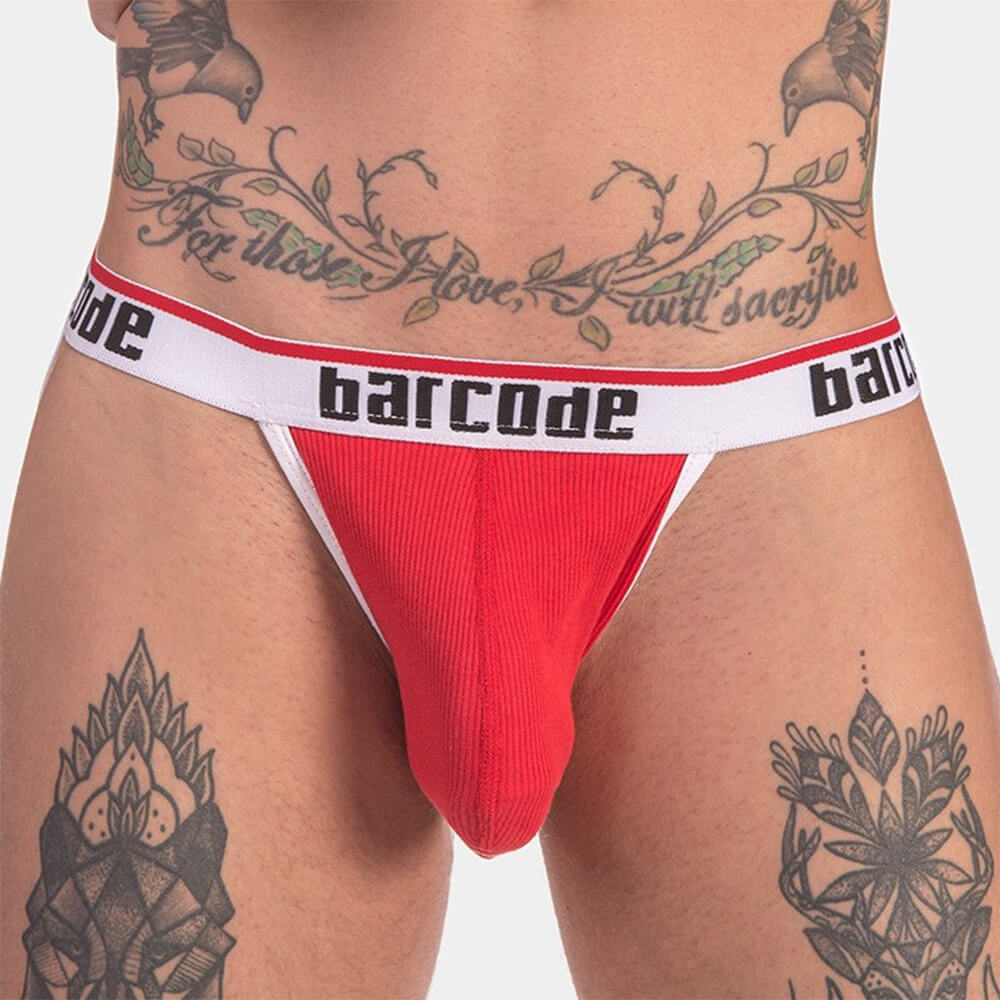 Jockstrap homme Barcode Berlin Cosme Rouge