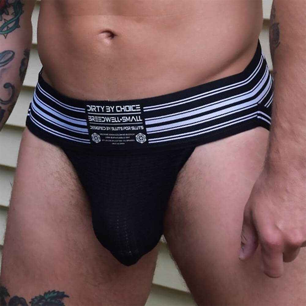 Jockstrap homme Breedwell Cumdump Noir