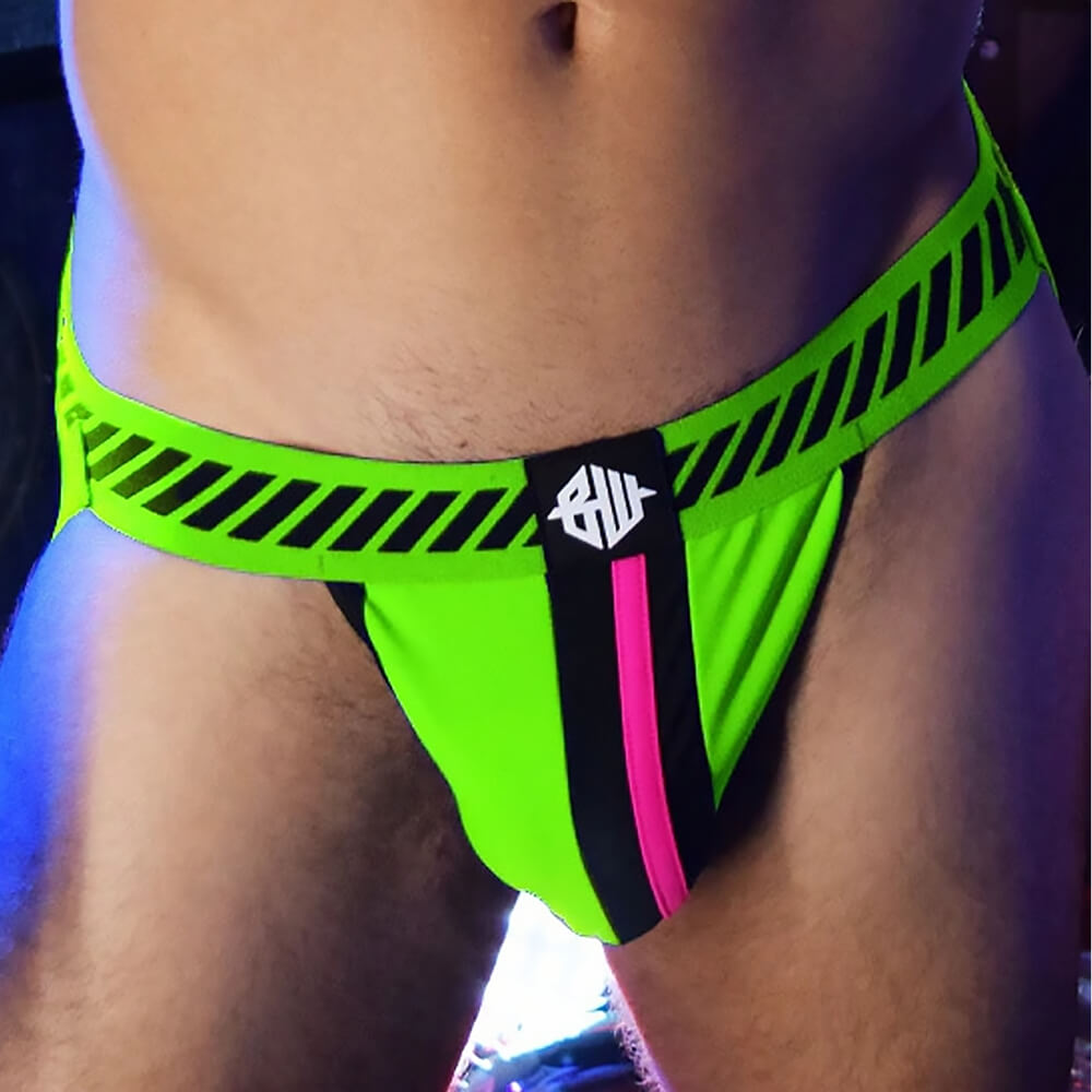 Jockstrap homme Breedwell Magnum Vert Néon