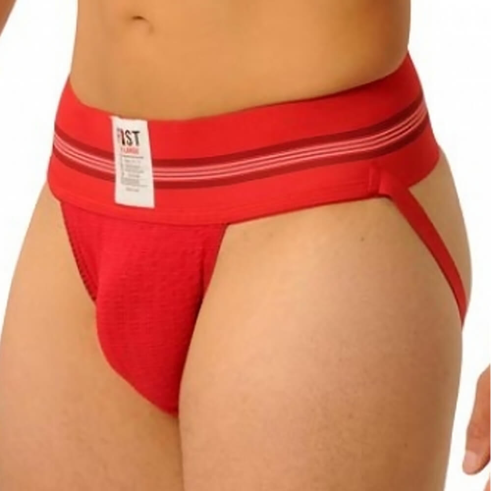 Jockstrap homme Fist Large Band rouge