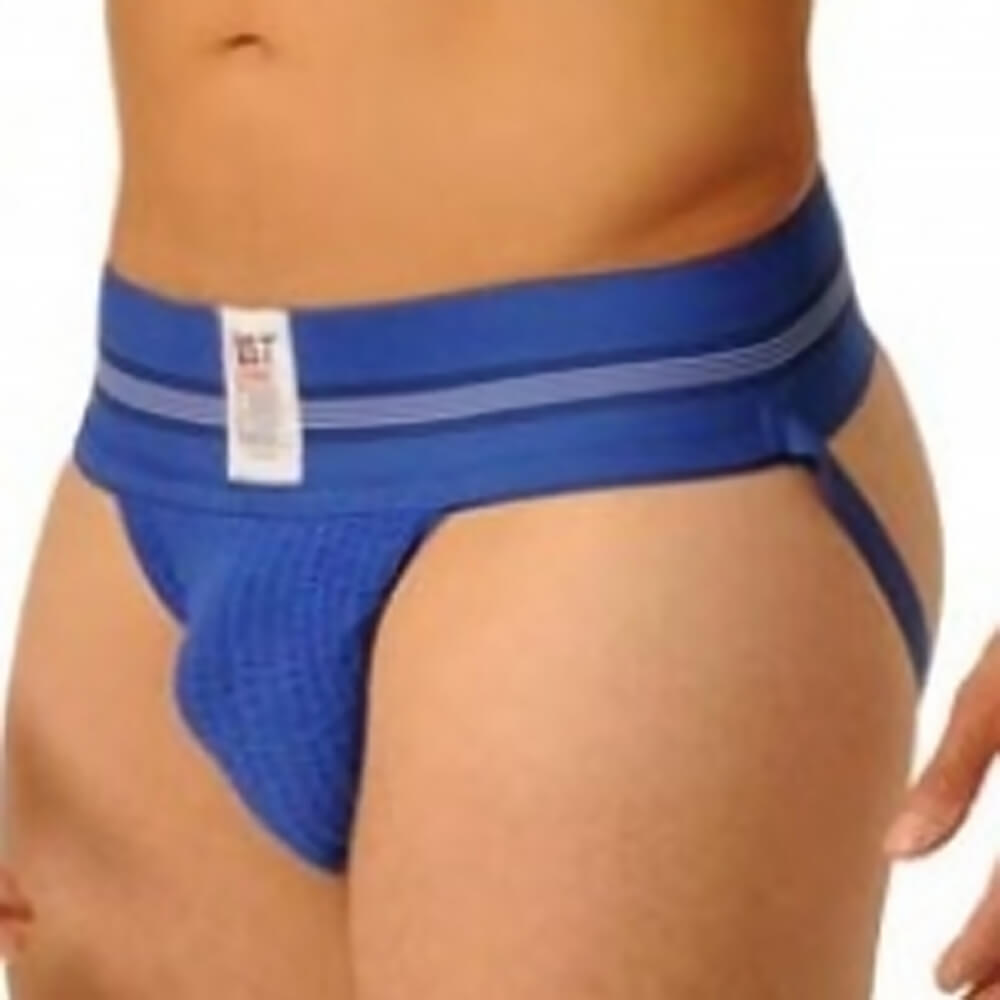 Jockstrap homme Fist Large Band bleu