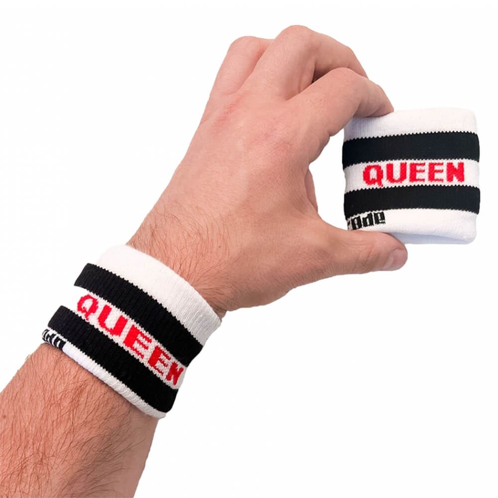 Bandeaux de poignets Barcode Queen x2