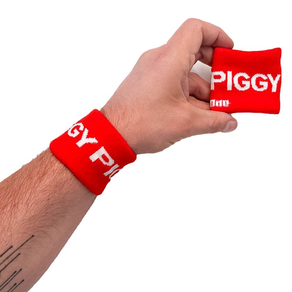Bandeaux de poignets Barcode Piggy x2
