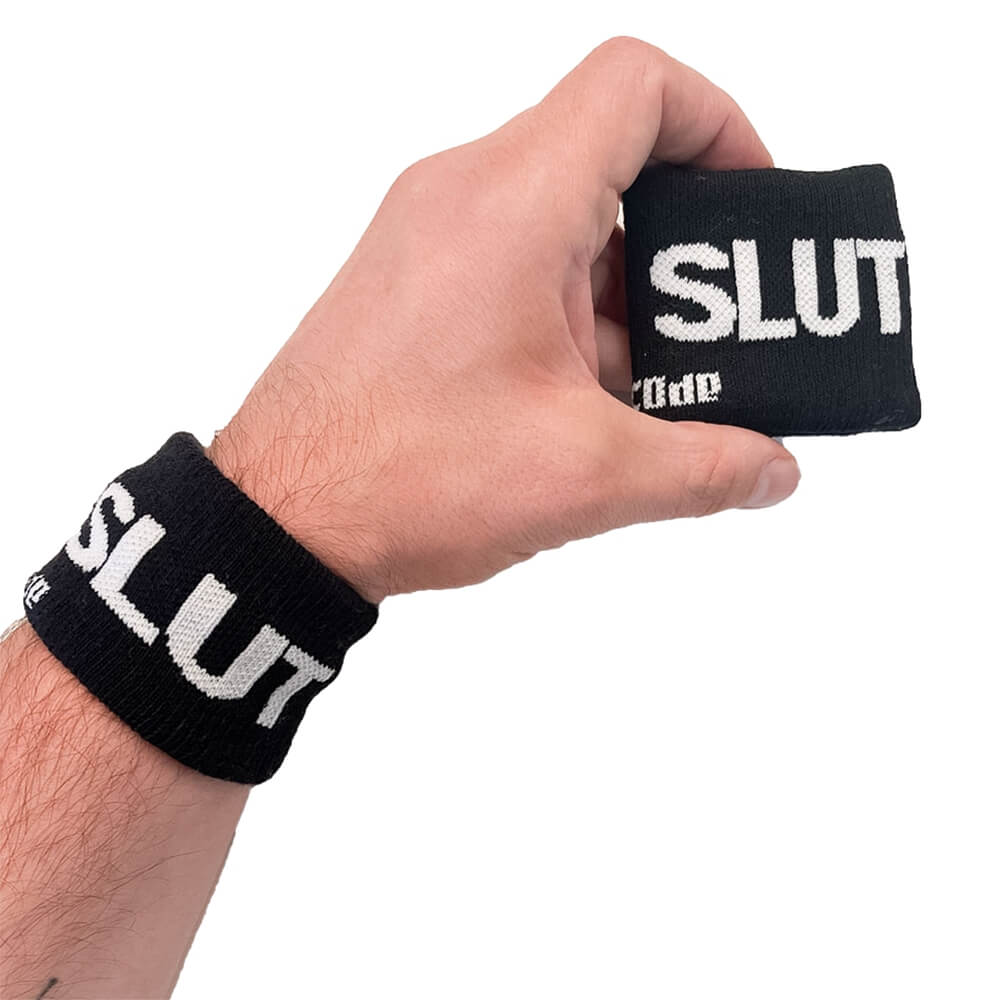 Bandeaux de poignets Barcode Slut x2