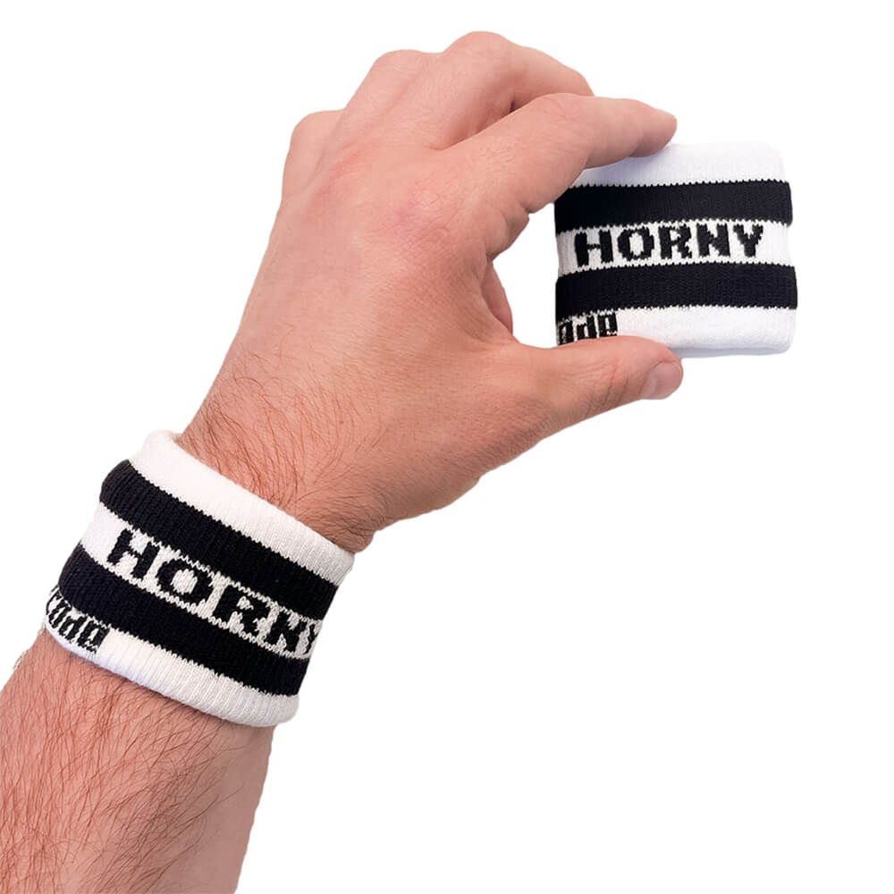 Bandeaux de poignets Barcode Horny x2