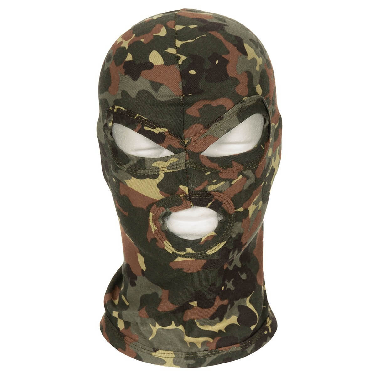 Cagoule coton MFH 3 holes camouflage Lux