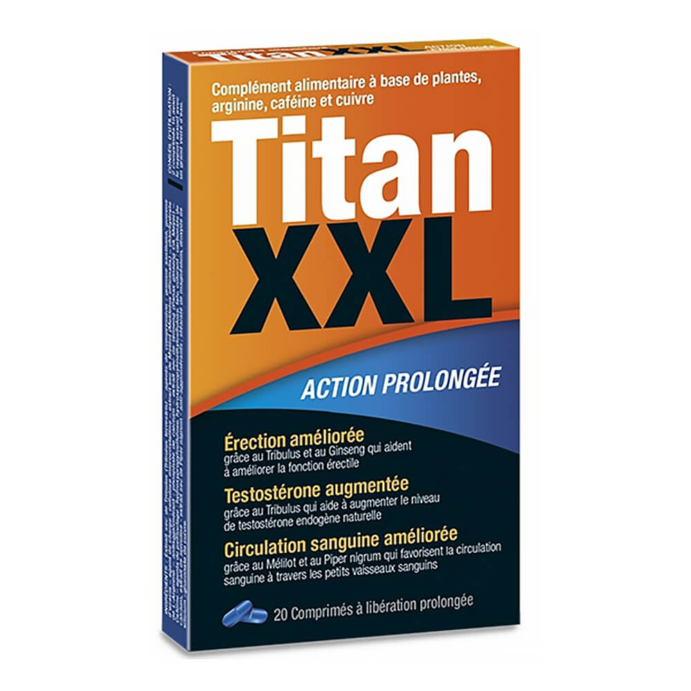 Titan XXL Stimulant Action Prolongée 20 gélules