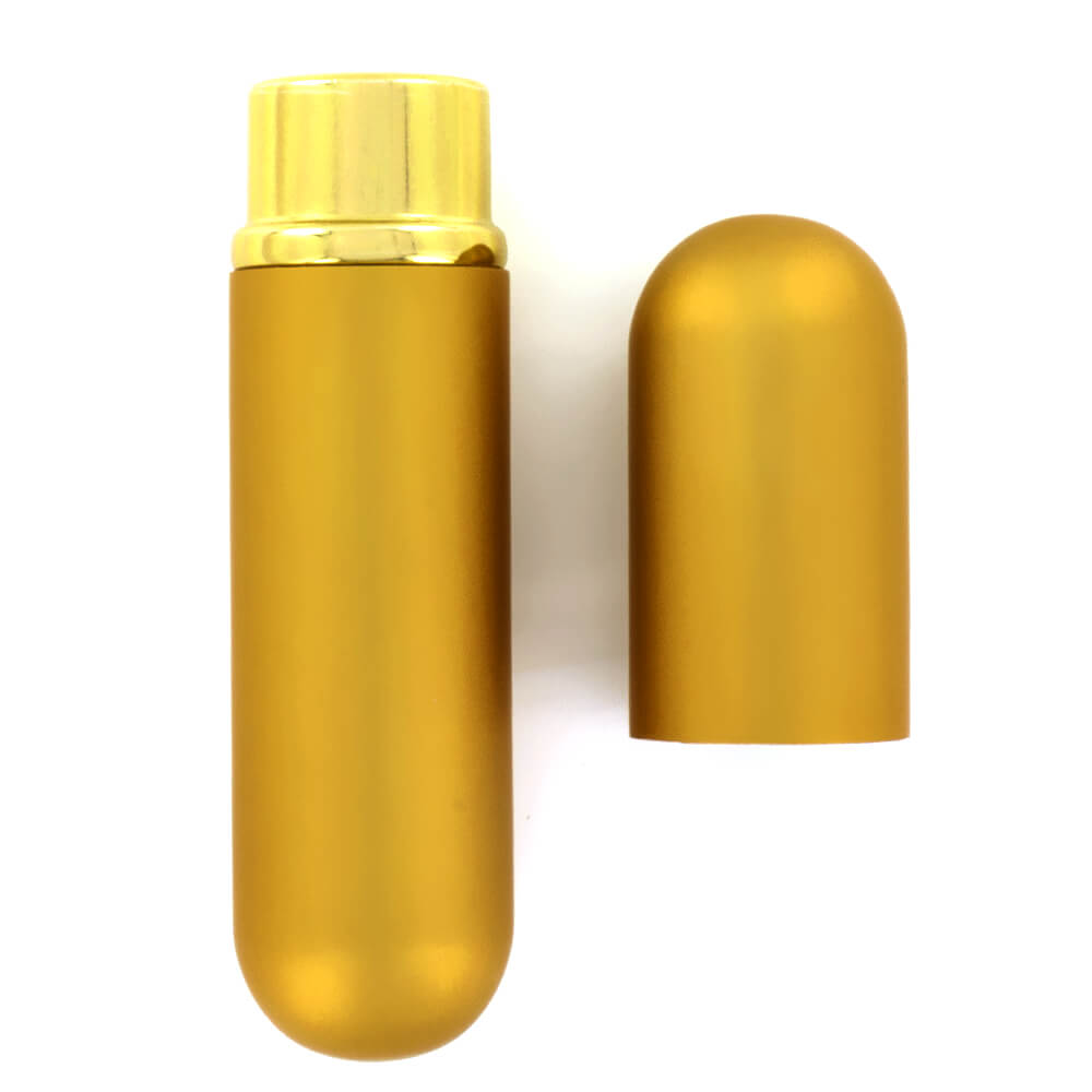 Inhalateur aluminium doré pour poppers