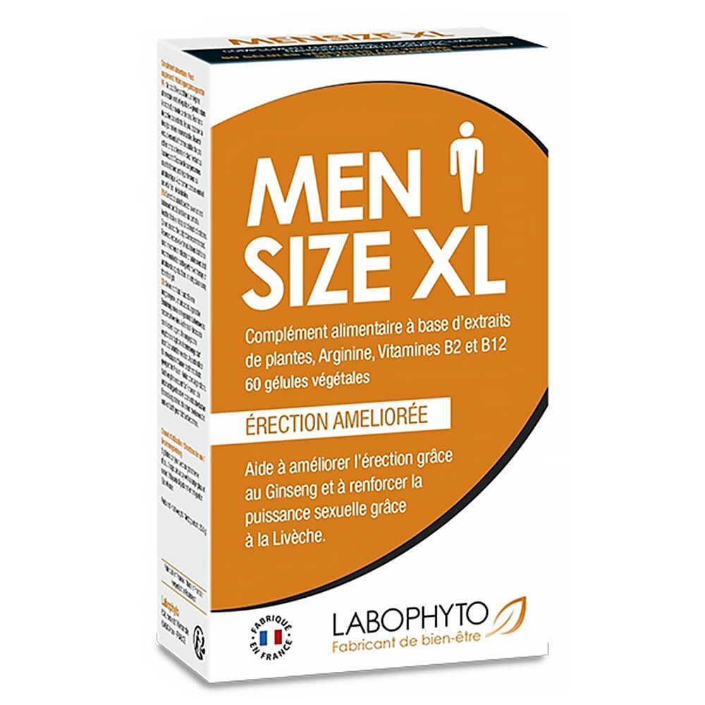 Stimulant Erection Men Size XL 60 gélules