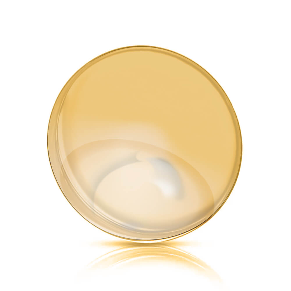 Disque plaqué or pour tige 1.6mm vis interne ou micro-dermal