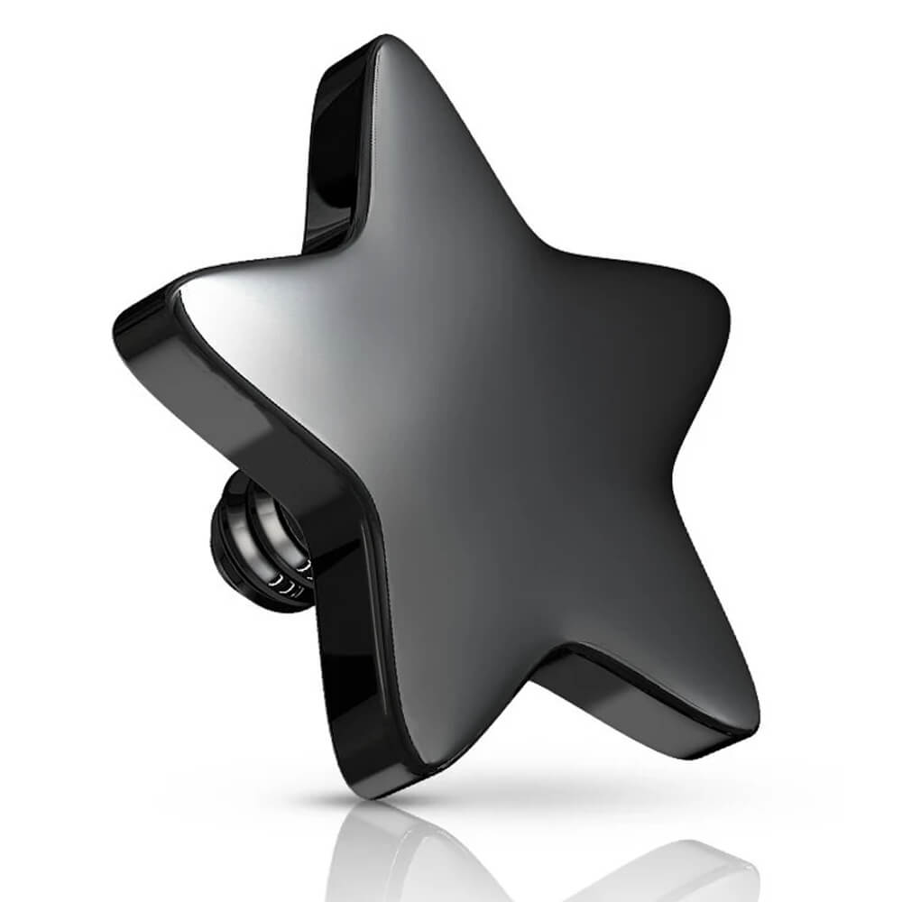 Étoile titane noir pour tige 1.2mm vis interne ou micro-dermal