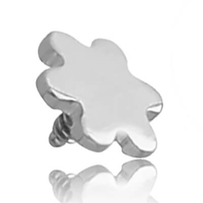 Fleur acier pour tige 1.2mm vis interne ou micro-dermal