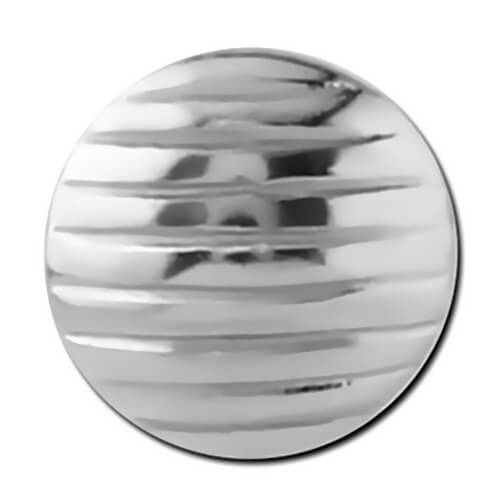 Dôme strié acier pour micro-dermal 1.6mm