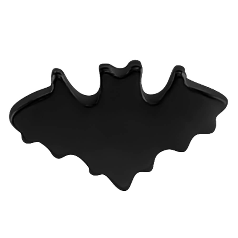 Chauve souris acier noir pour tige 1.6mm vis interne ou micro-dermal