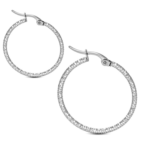 Créoles acier Kelly 30mm