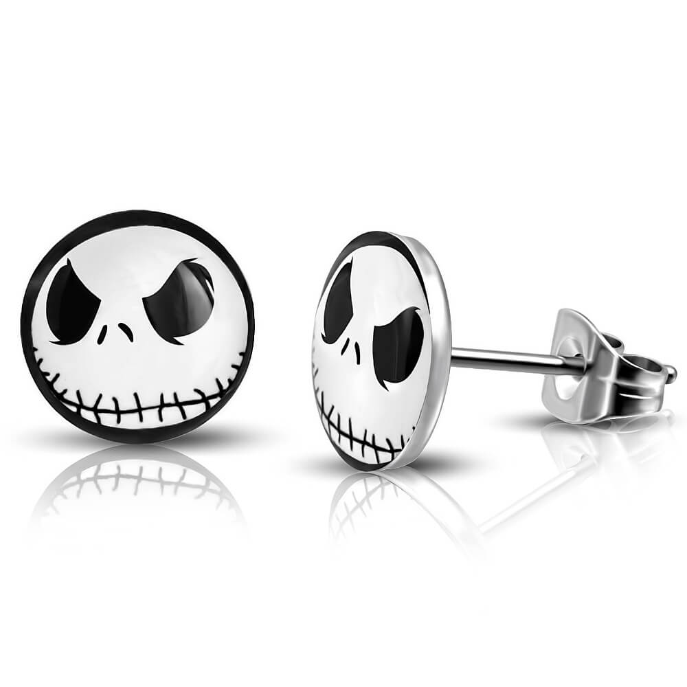 Clous d'oreille acier logo Mister Jack