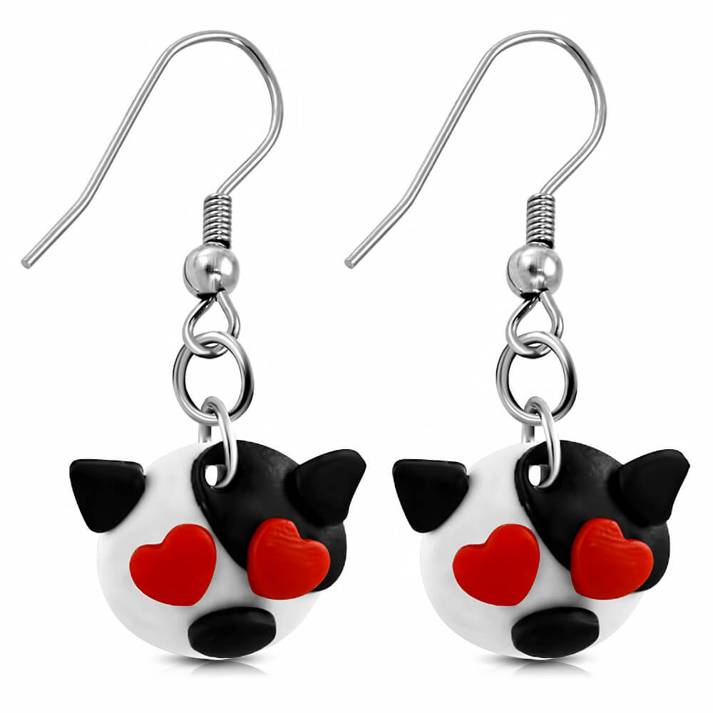 Pendants d'oreille Love Cat