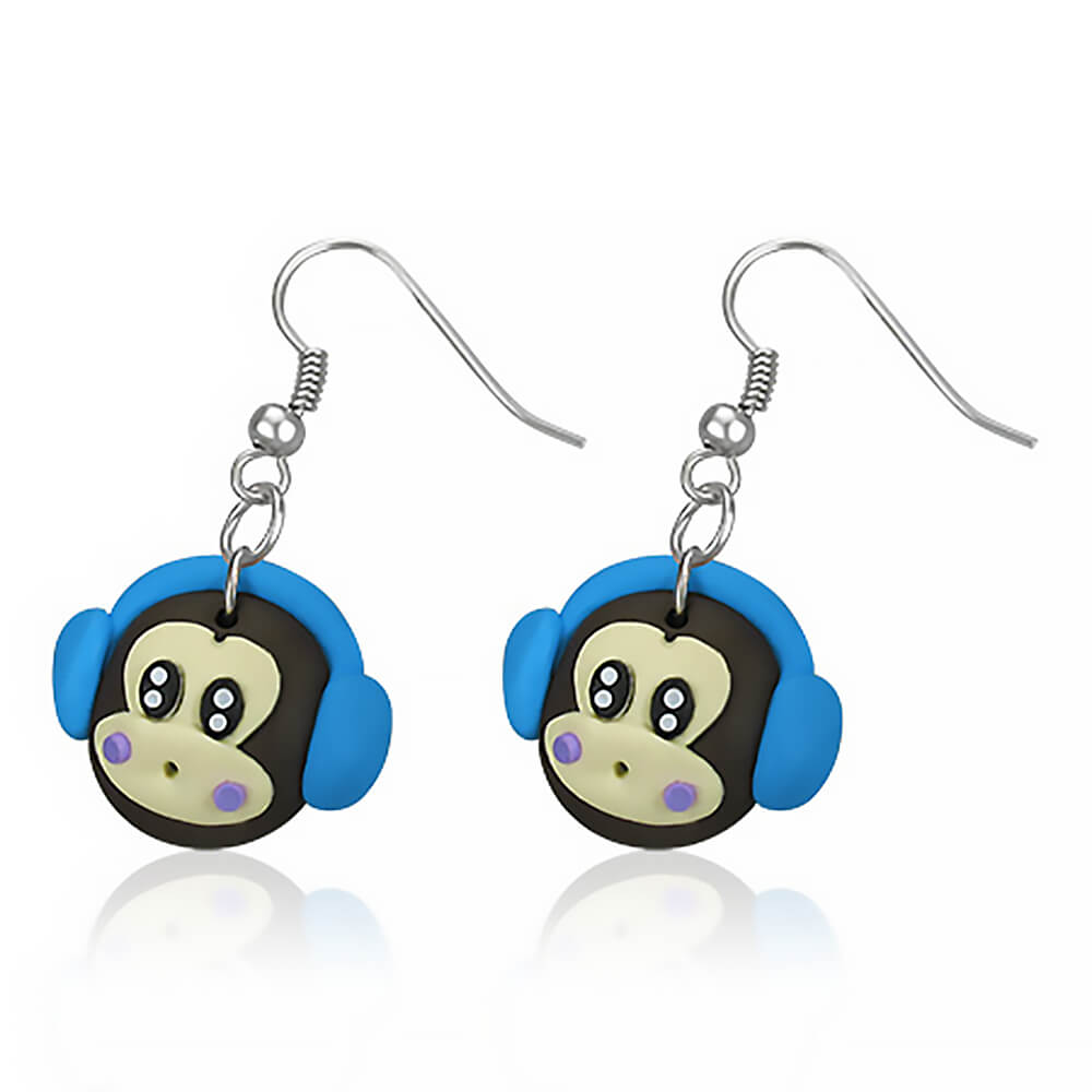 Pendants d'oreille Monkey Boy