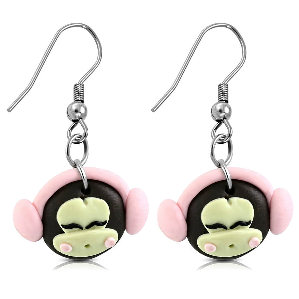 Pendants d'oreille Monkey Girl