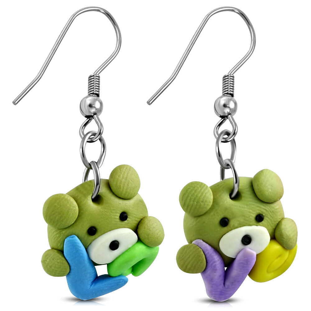 Pendants d'oreille Love Bear