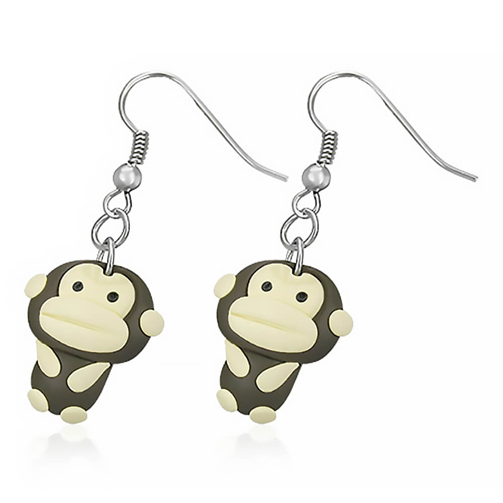 Pendants d'oreille Petit Singe