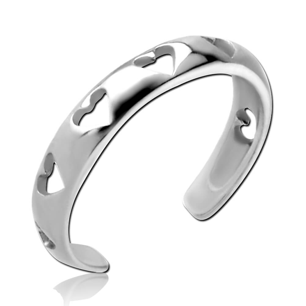 Bague D'orteil étoiles - Acier Chirurgical 316L, Réglable, Résiste à L'eau De Mer