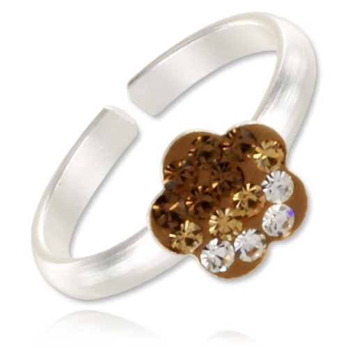 Bague d'orteil Fleur Brownmix