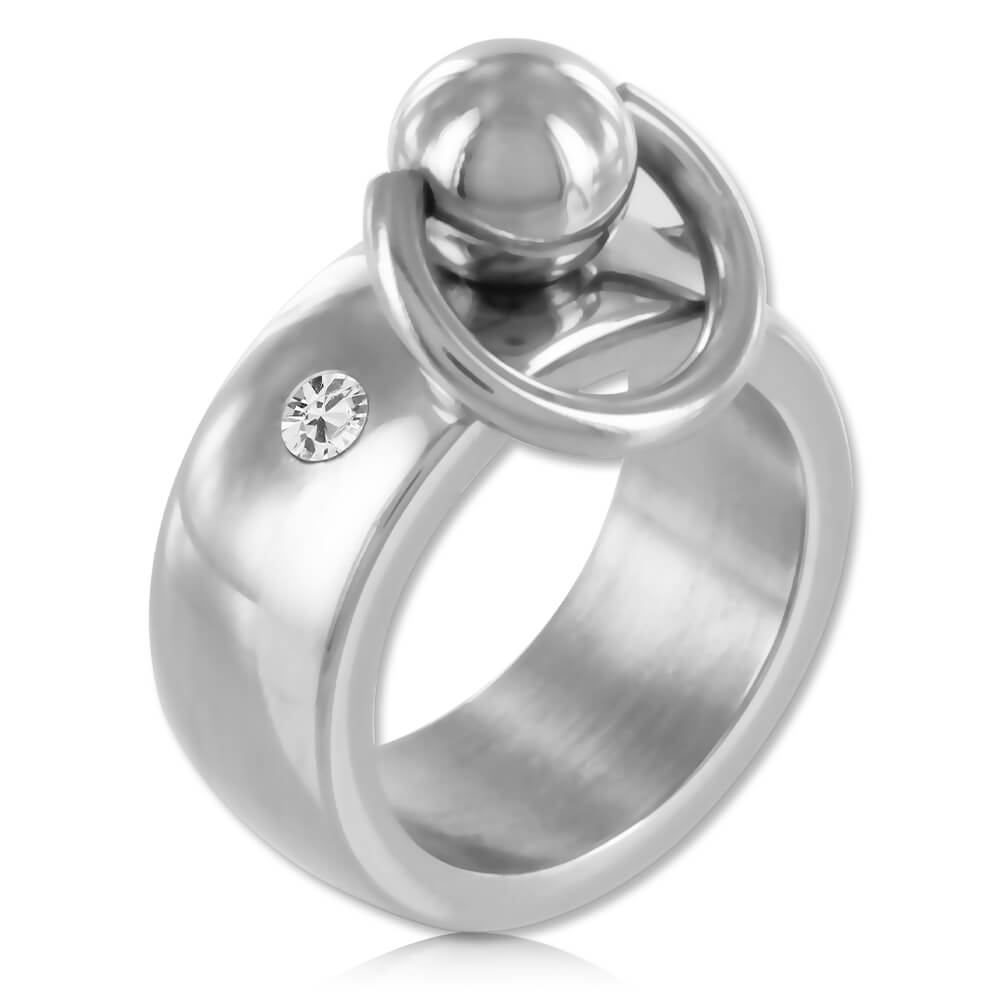 Bague BDSM acier anneau d'O - Orlane