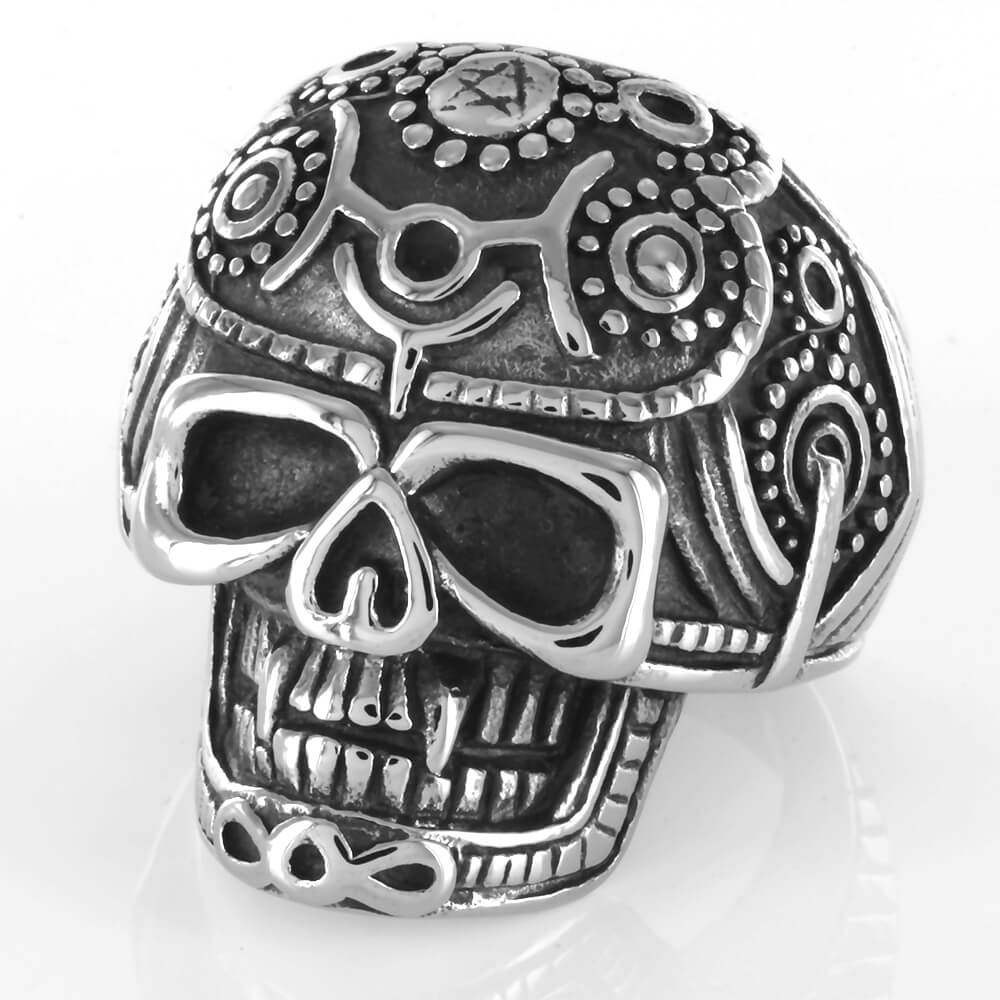 Bague acier Vampire Soldier Skull