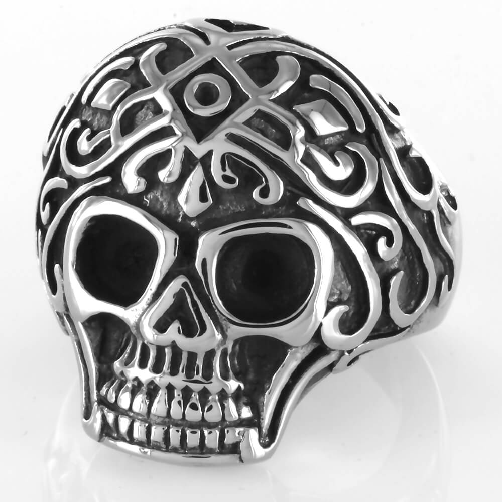 Bague acier Bulgarian Ghost Skull