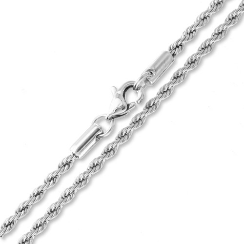 Chaîne acier maille torsadée 2.3mm