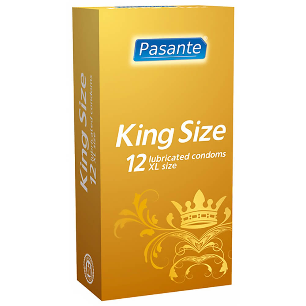 Préservatifs masculins latex larges Pasante King Size x12
