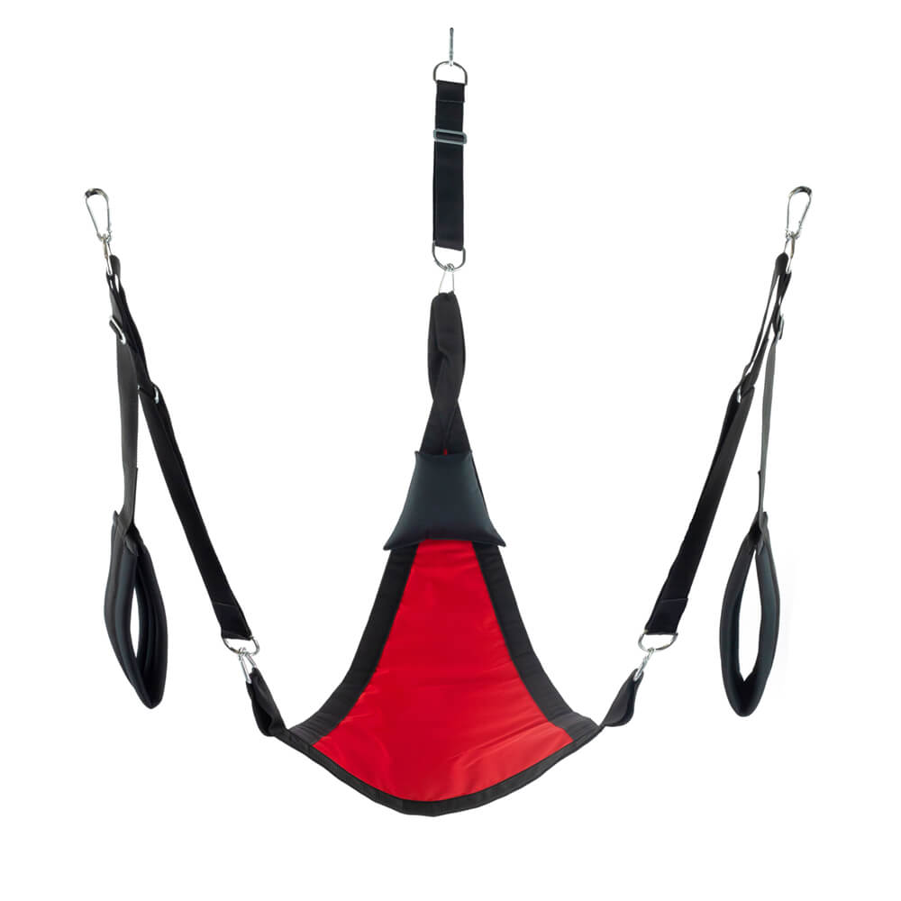 Sling tissu rouge Mr Sling Triangle 3 ou 4 points