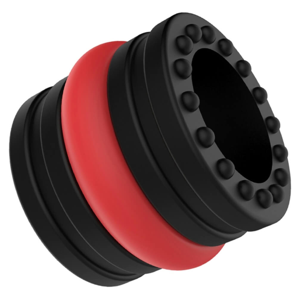 Ballstretcher souple Fukr Doblo 30 mm - Hauteur 4 cm Noir-Rouge