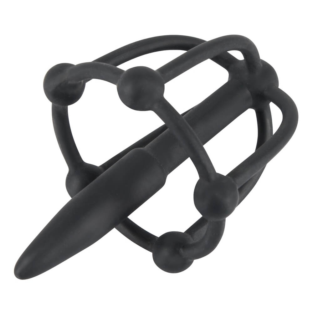 Plug à penis silicone Glans Cage 5cm - Diamètre 8mm