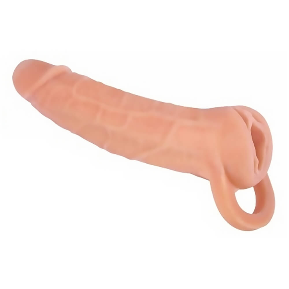 Extenseur à pénis et masturbateur en TPE Extendor 8 - 19x4.5cm +4cm