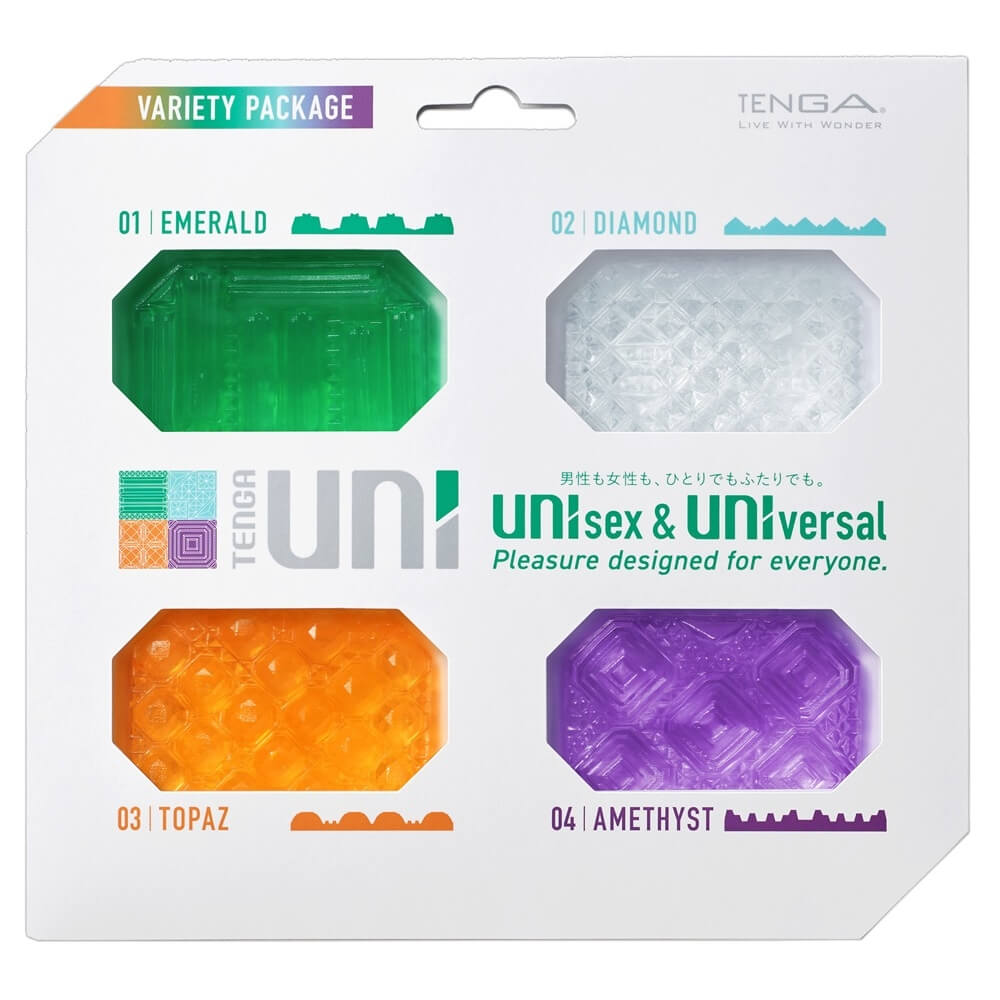 Pack de 4 gaines de masturbation Tenga Uni