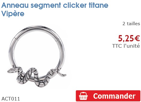 Inoki - Titanium Viper Clicker Segment Ring