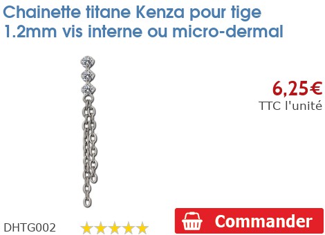Lune En Titane Pour Piercing - Tige 1.2mm Vis Interne Ou Micro-Dermal - Cristal Blanc - Grade 23 Qualité Supérieure