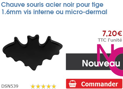 Piercing Nombril Anneau Bijou Piercing Vis Interne Disque Acier Strass Cristal INOKI - Pour Tige 1.6mm Vis Interne (Micro Disque Piercing