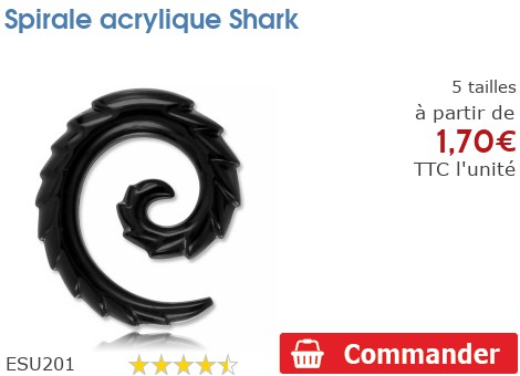 Élargisseurs Spirales Élargisseur Spirale Acrylique ... - Inoki