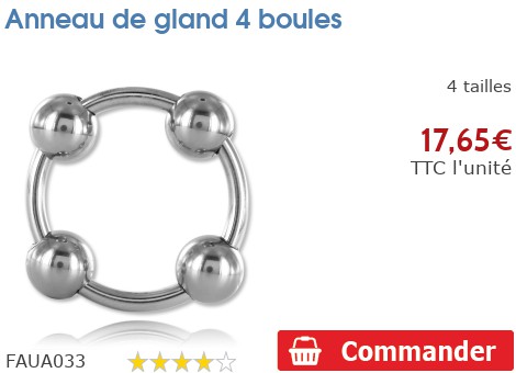 Set De 4 Anneaux De Gland - Sextoy Générique Neuf Sous Emballage