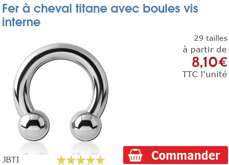 Piercing Fer à Cheval Boule Pour Oreille Labret - Acier Inoxydable Rose 1,6x20mm