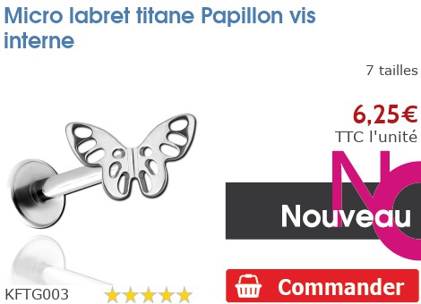 Micro Labret 1.2mm Flocon Cristal Titane Inoki - Pour Piercing Tige 1.2mm Vis Interne Ou Dermal Accessoire Piercing Professionnel