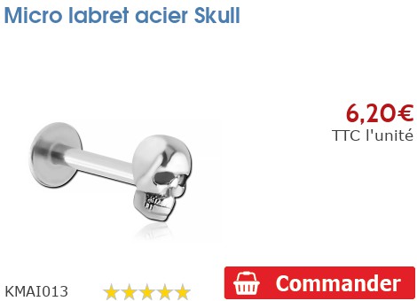 Micro Labret En Acier Triskel - Neuf Avec étiquettes - Logo Celtique