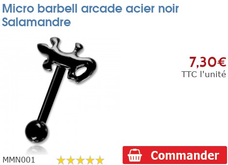 Micro Barbell Droit Acier Chirurgical - 1.2 Mm - Longueur 28 Mm - Pour Piercing